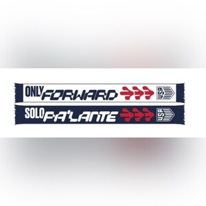 USA‎ Only Forward Solo Adelante US soccer scarf reversible scarves one size